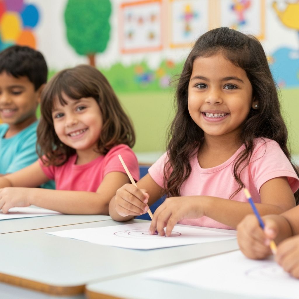 Crianças em atividades