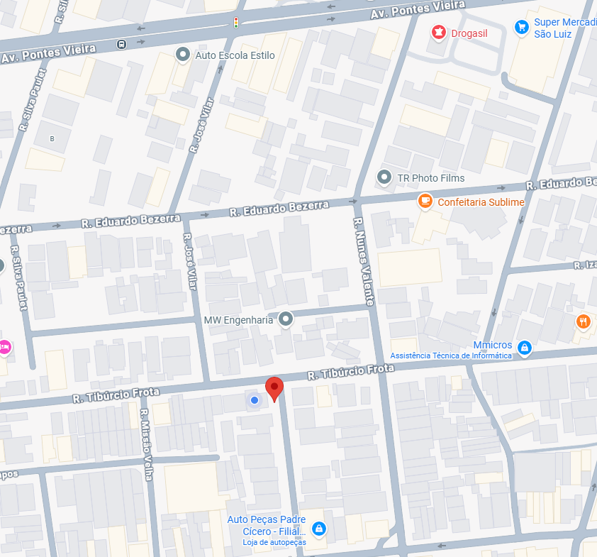 Localização Instituto Geane Gondim